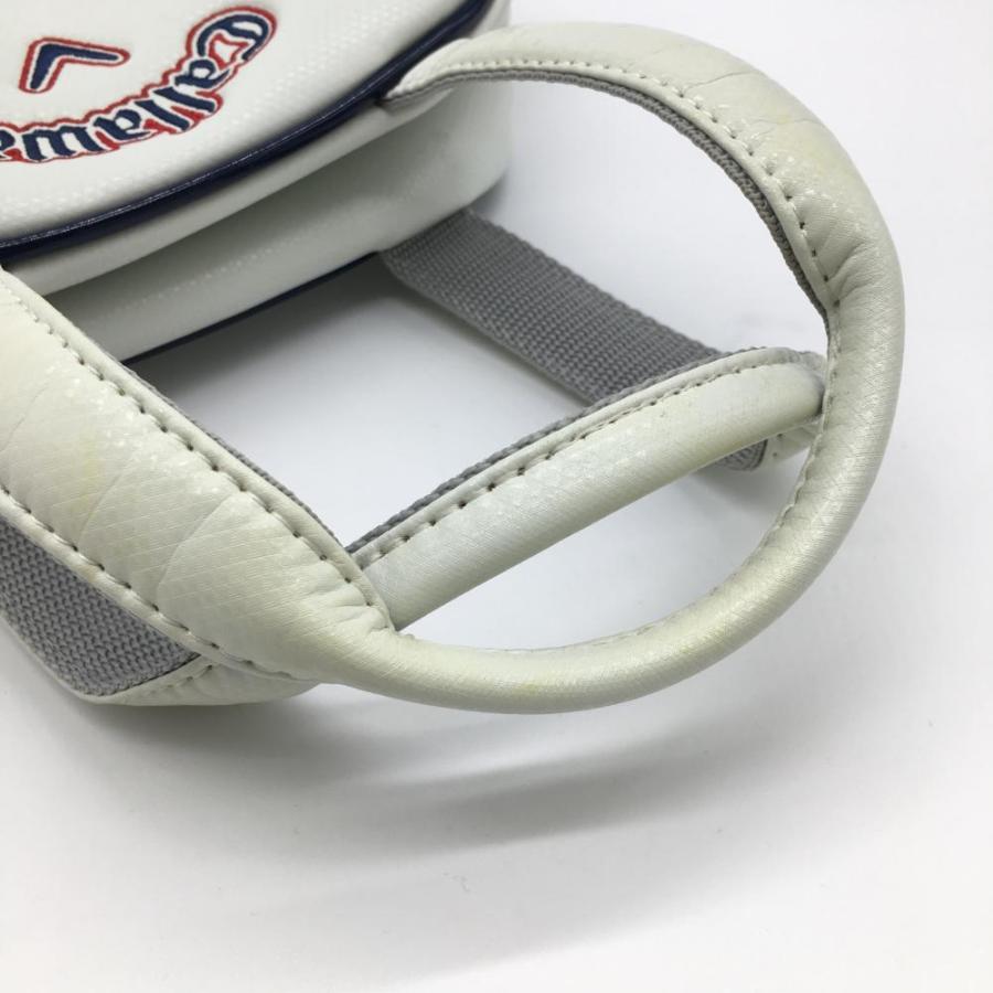 Callaway（キャロウェイ） シューズケース 白×ネイビー トリコロール