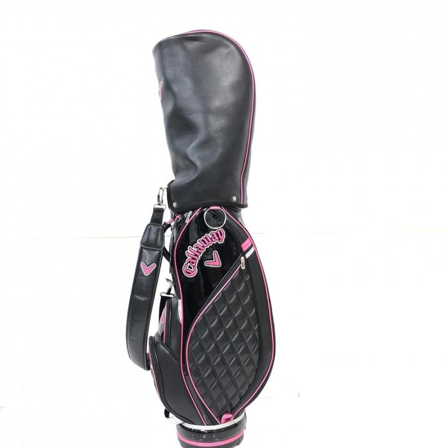40%OFF価格／(美品)Callaway キャロウェイ キャディバッグ 黒×ピンク
