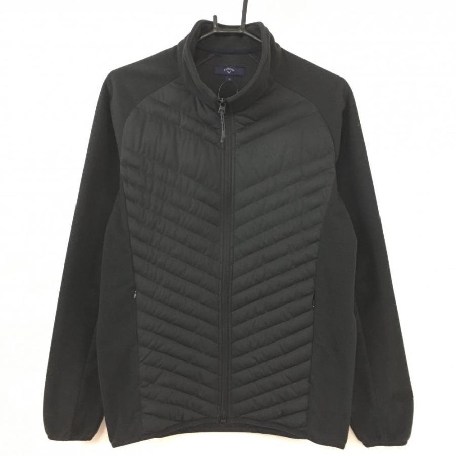 50%OFF価格／(美品)Callaway キャロウェイ 中綿フリースブルゾン 黒