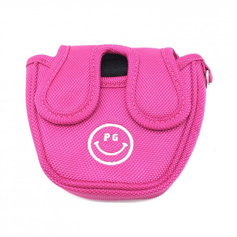 超美品)PEARLY GATES パーリーゲイツ パターカバー ピンク×白 マレット