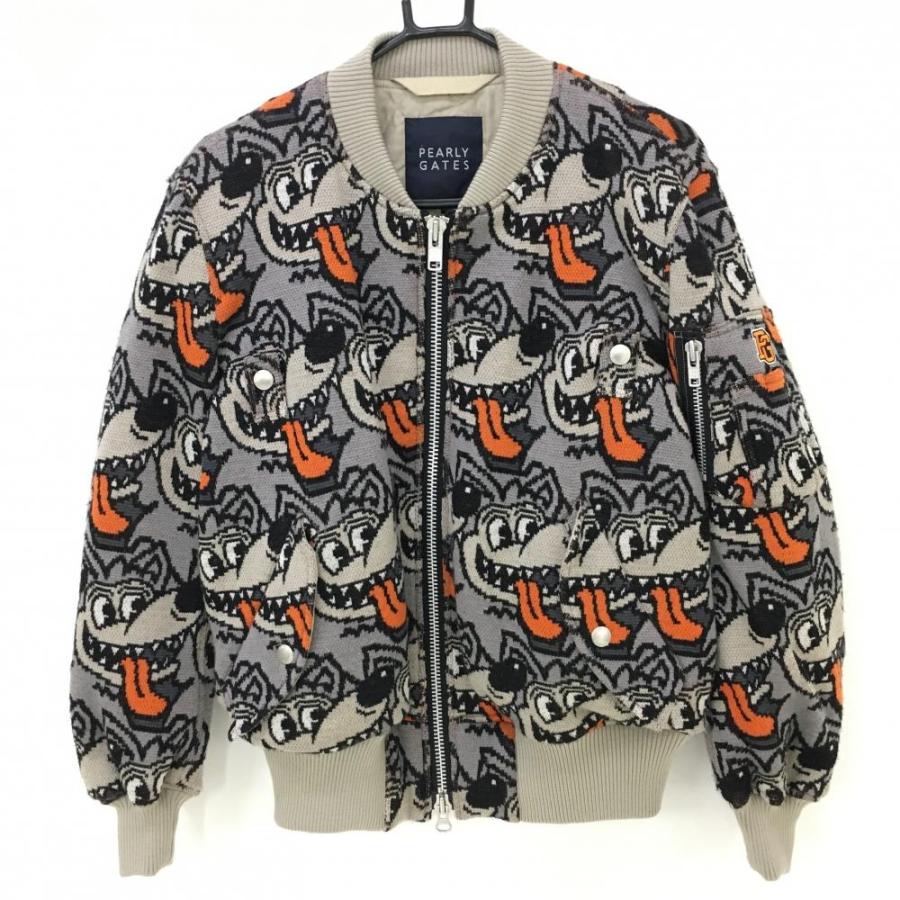 PEARLY GATES（パーリーゲイツ） 中綿ニットジャケット グレー