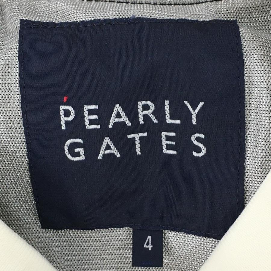 PEARLY GATES（パーリーゲイツ） スニード 黒×白 袖ライン 蓄熱裏地
