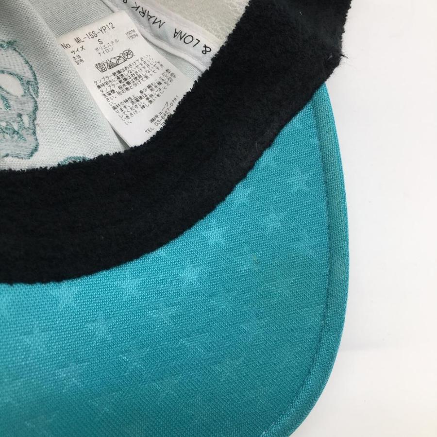 MARK&LONA（マークアンドロナ） メッシュキャップ ブルー×白 スカル 星