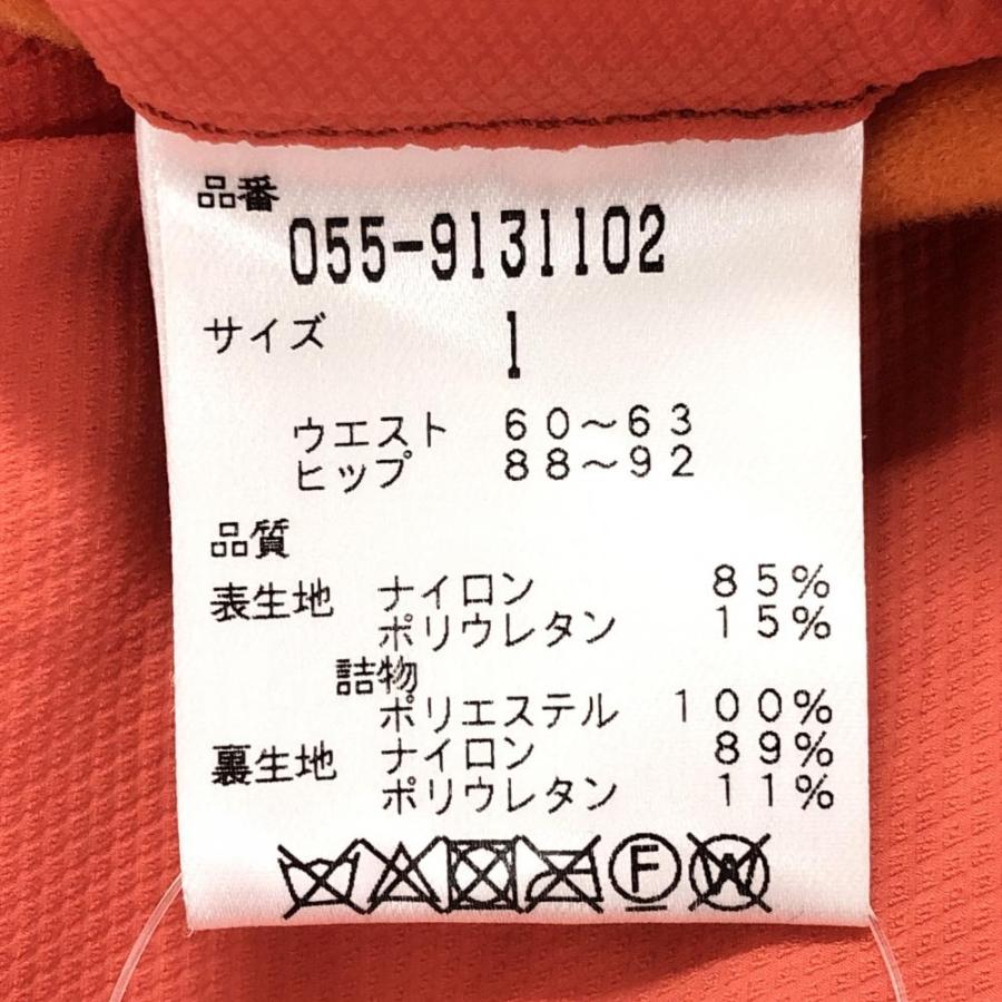 パーリーゲイツ 中綿ナイロンパンツ オレンジ ナイロン85％ レディース