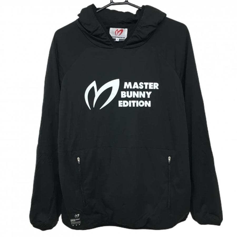 超美品】マスターバニー パーカー 黒×白 裏メッシュ ビッグロゴ