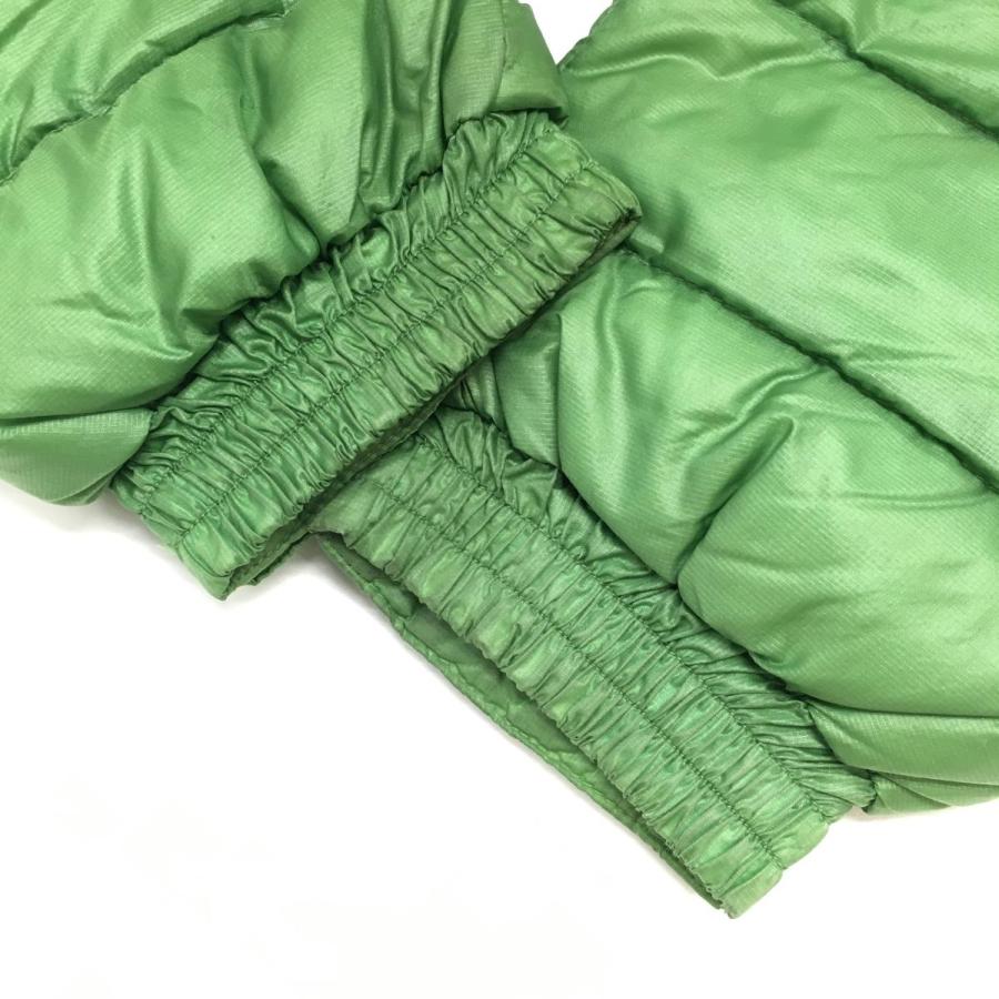 パーリーゲイツ 2WAYダウンジャケット グリーン ダウン88％ 袖着脱可