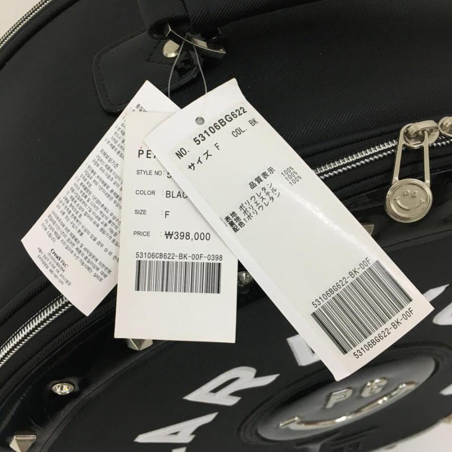 PEARLY GATES（パーリーゲイツ） キャリーケース 黒×白 ニコちゃん