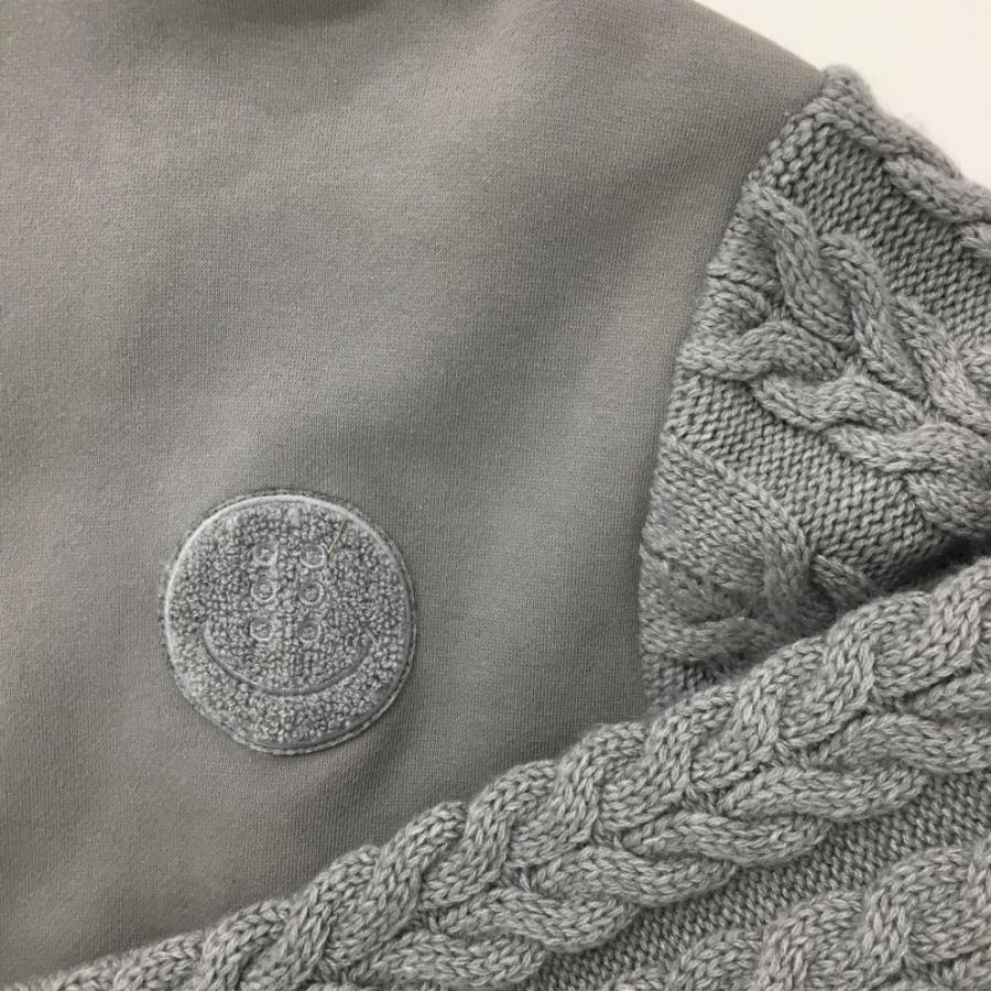 ラッセルノ パーカー グレー 袖ニット 裏起毛 メンズ 4(M) ゴルフ