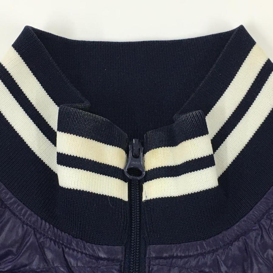 ジャックバニー ノースリーブダウンワンピース パープル×白 軽量