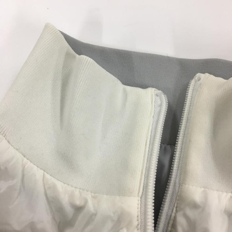 パーリーゲイツ 4WAY中綿リバーシブルジャケット 白 裏グレー ナイロン