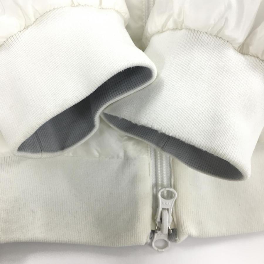 パーリーゲイツ 4WAY中綿リバーシブルジャケット 白 裏グレー ナイロン