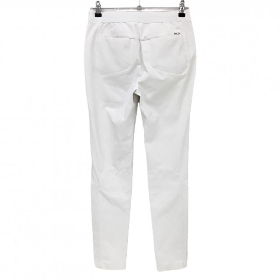 RLXラルフローレン パンツ 白 ストレッチ ウエスト一部ゴム レディース