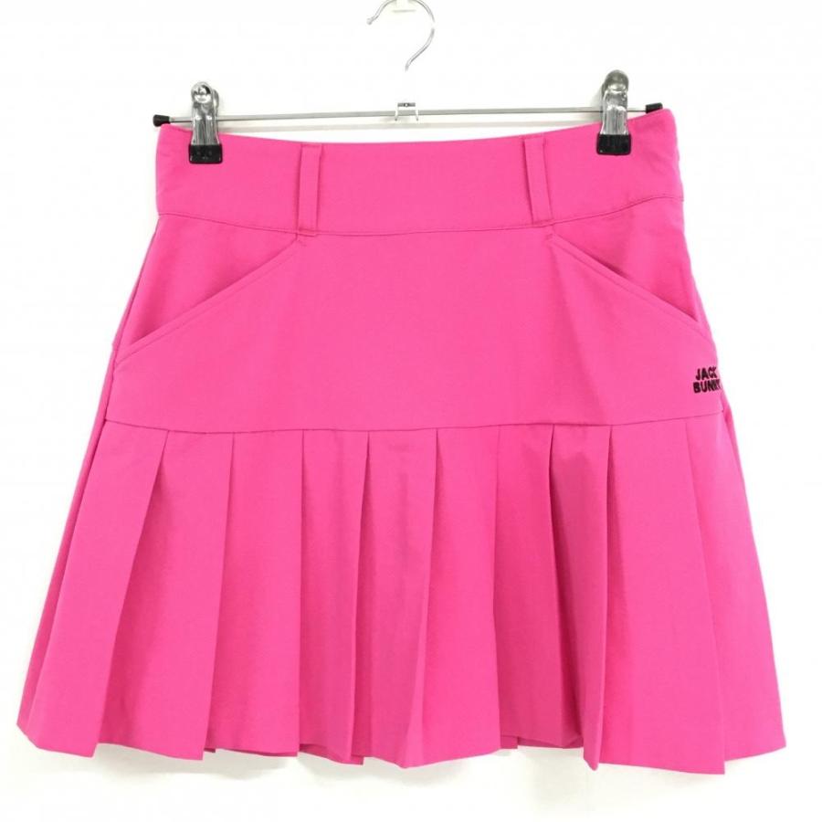 Jack Bunny!!（ジャックバニー） プリーツスカート ピンク×黒 バック