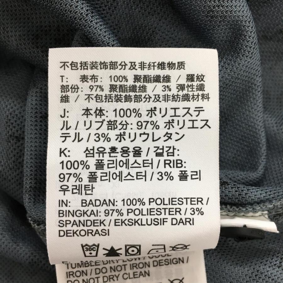 ジョーダンゴルフ ナイキ 半袖ポロシャツ グレー×黒 レオパード ヒョウ