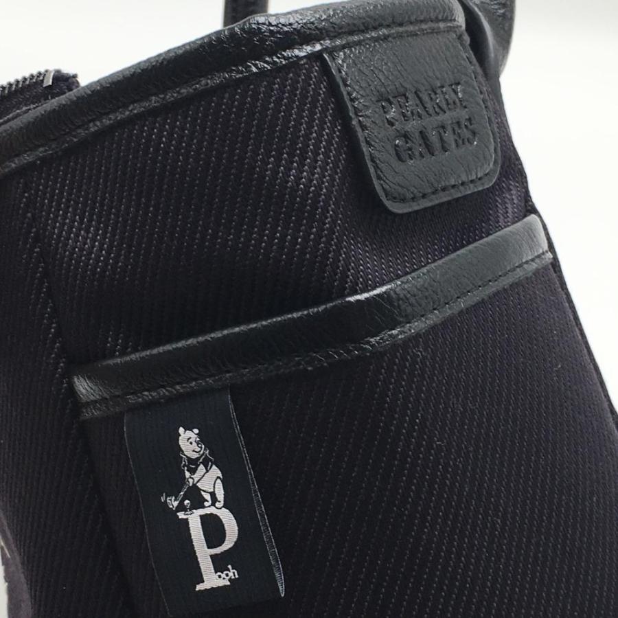 超美品】パーリーゲイツ×ディズニー カートバッグ 黒×白 プーさん