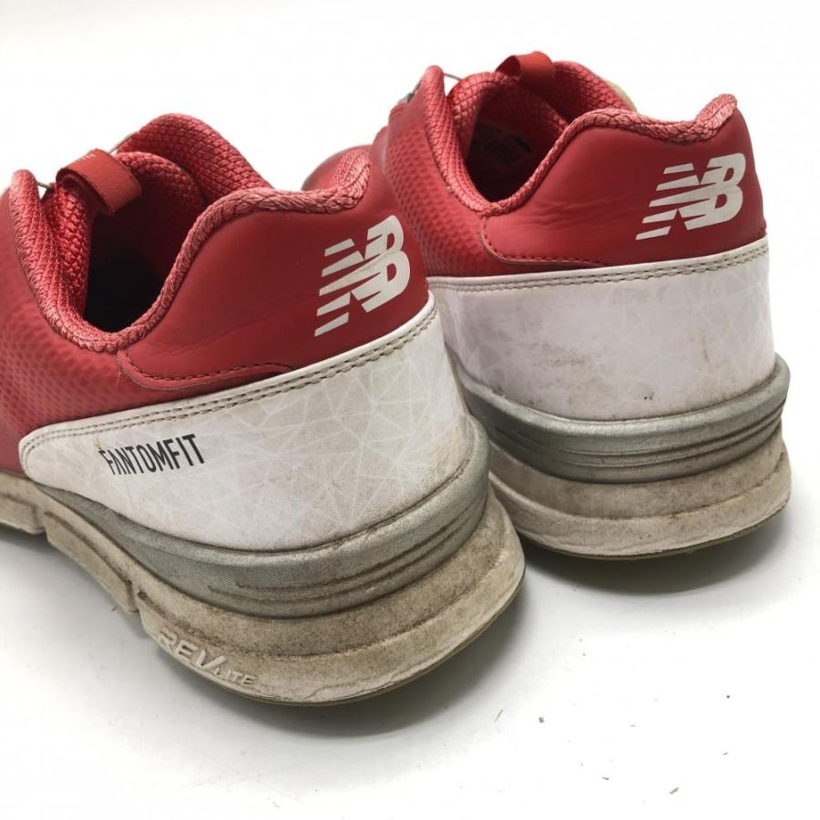 ニューバランスゴルフ ゴルフシューズ レッド×白 ボア MGBF574R メンズ