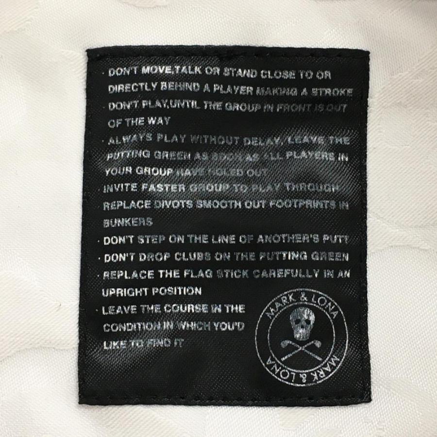 マークアンドロナ ジップパーカー ブルゾン ネイビー×ゴールド フード