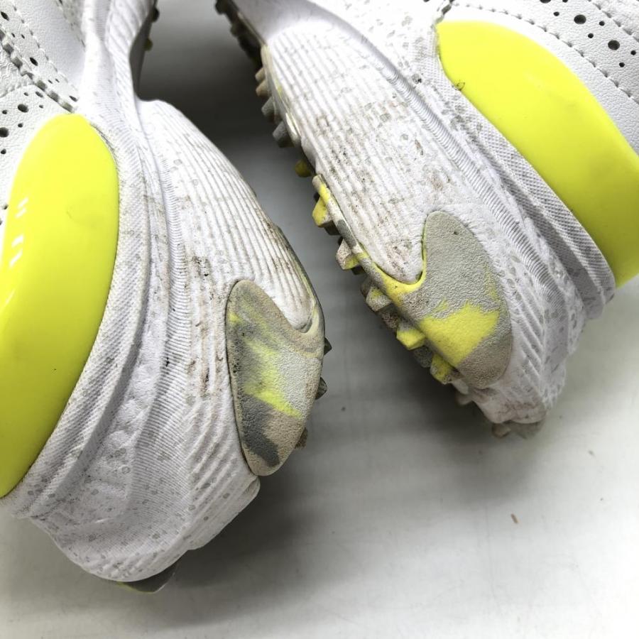 パーリーゲイツ ゴルフシューズ 白×イエロー 053-3292752 スパイクレス