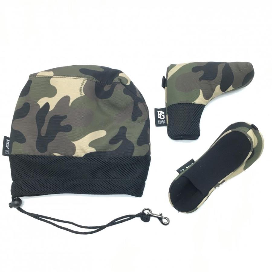 超美品】パーリーゲイツ ヘッドカバー3点セット（アイアン×UT×PT