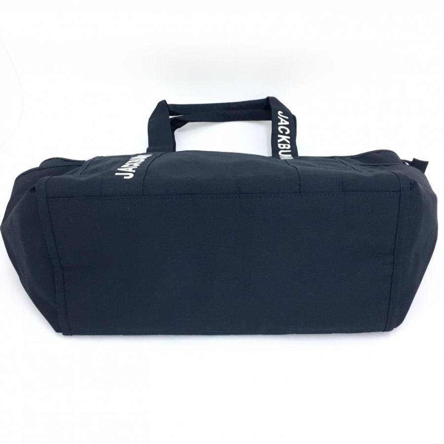 超美品】ジャックバニー 2WAYロッカーバッグ ネイビー×白 ビッグトート