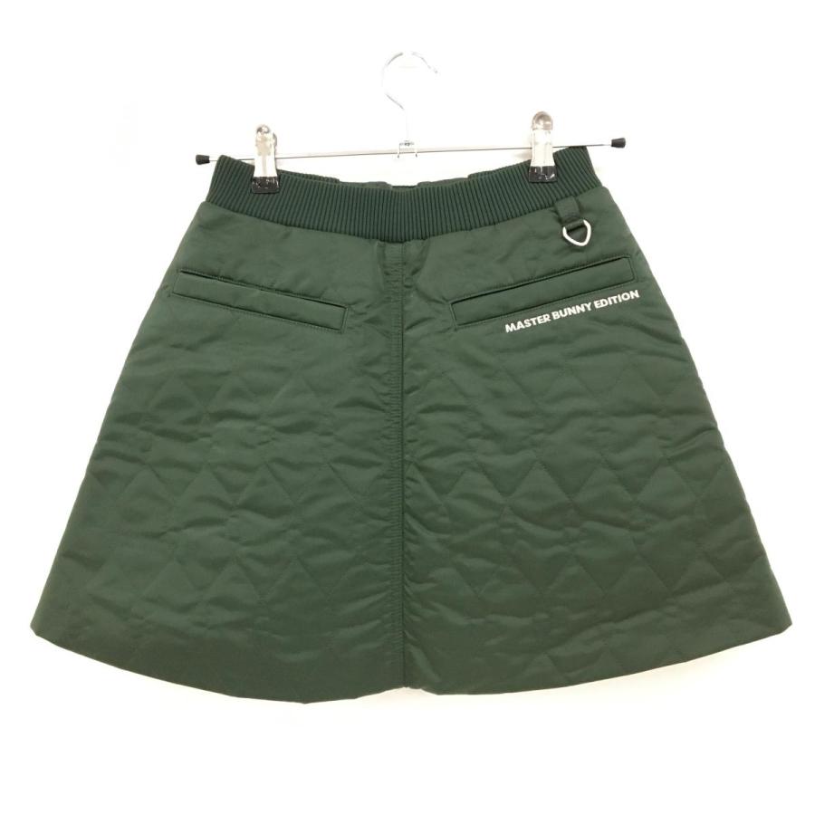新品】マスターバニー 中綿スカート カーキ フロントジップ 発熱