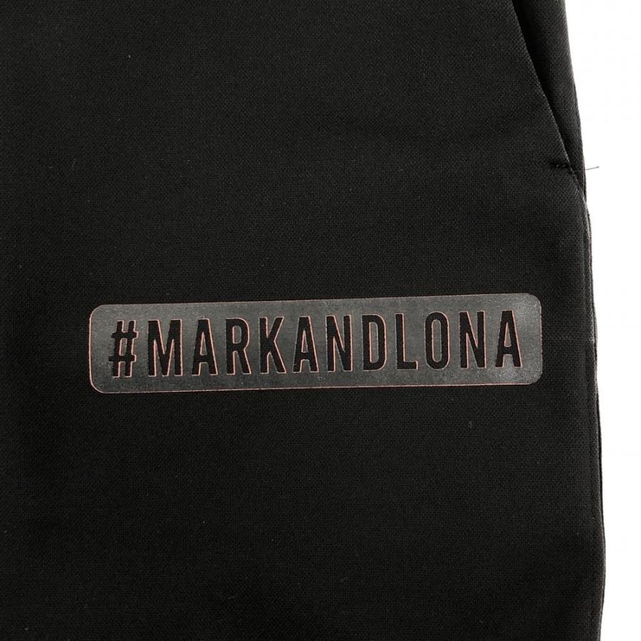 マークアンドロナ パンツ 黒 シンプル ストレッチ スカル メンズ 44(S