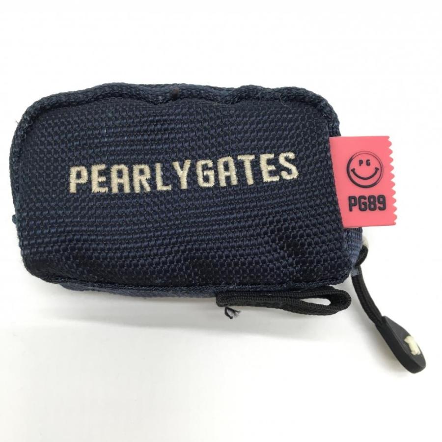 パーリーゲイツ ボールケース ネイビー ニコちゃん ポーチ スマイル