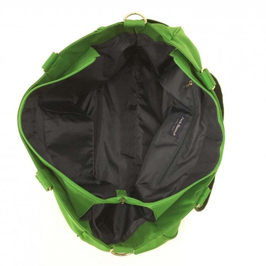 Jack Bunny!!（ジャックバニー） 2WAYビッグトートバッグ グリーン×白