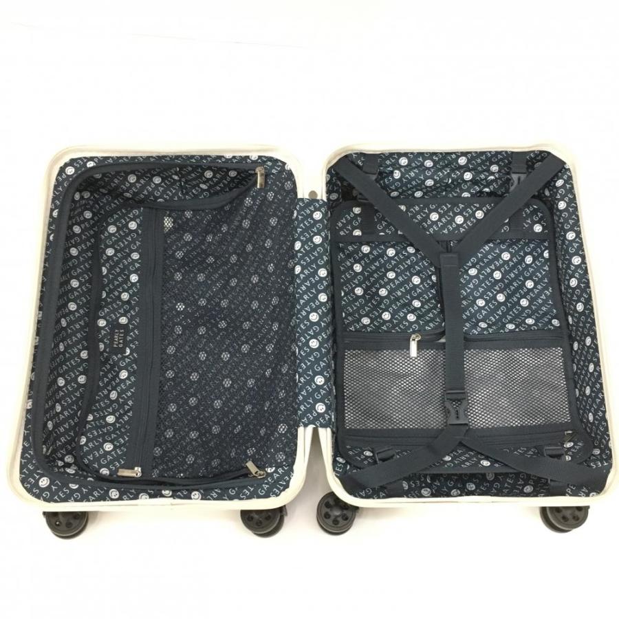 PEARLY GATES（パーリーゲイツ） キャリーケース 白 PGニコちゃん