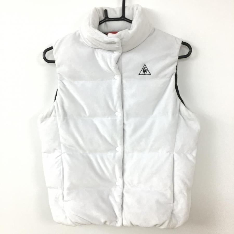 le coq sportif（ルコックスポルティフ） ルコック ダウンベスト 白×黒