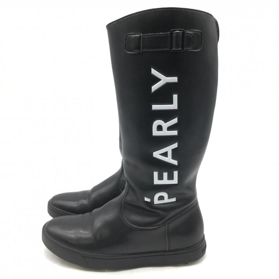 PEARLY GATES（パーリーゲイツ） 【美品】PEARLY GATES ブーツ 黒×白