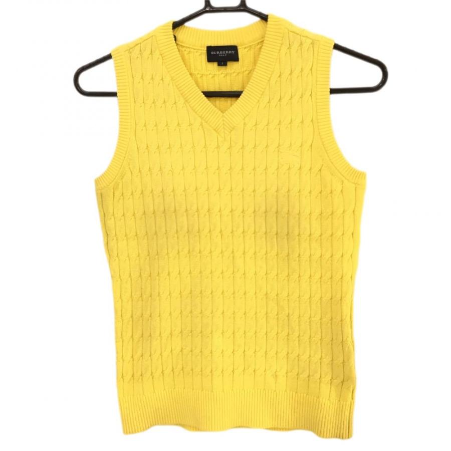 BURBERRY（バーバリー） バーバリーゴルフ ニットベスト イエロー