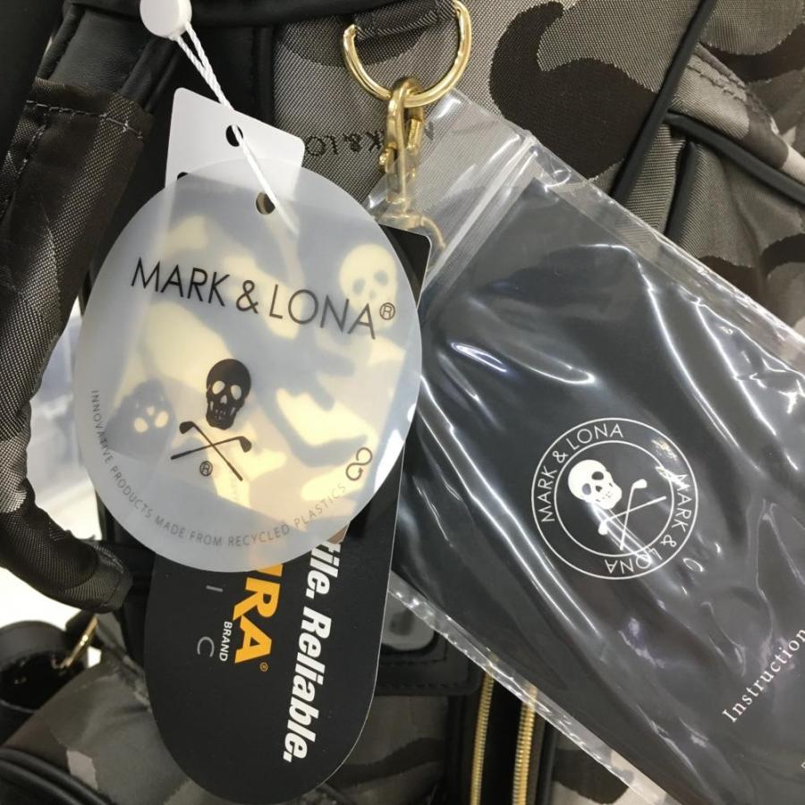 MARK&LONA（マークアンドロナ） スタンド式キャディバッグ ブラウン×黒