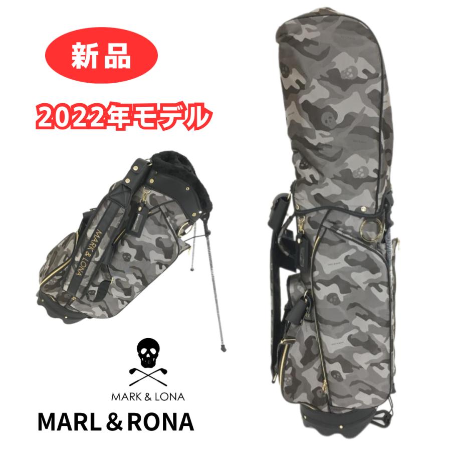 MARK&LONA（マークアンドロナ） スタンド式キャディバッグ ブラウン×黒