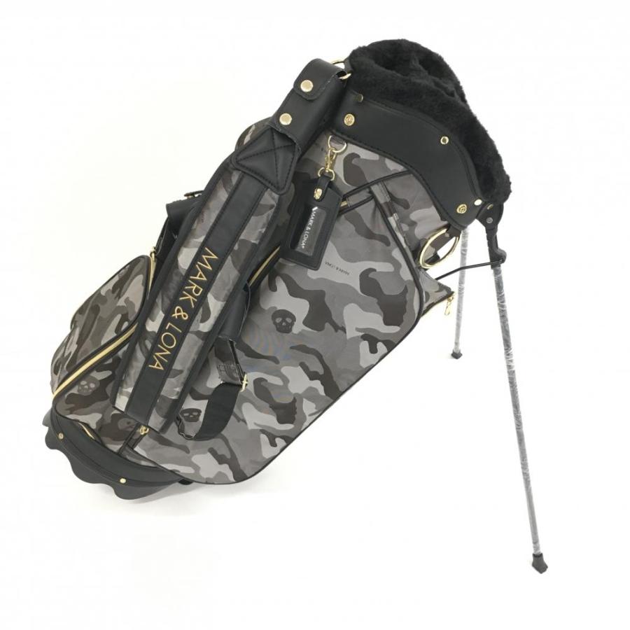 MARK&LONA（マークアンドロナ） スタンド式キャディバッグ ブラウン×黒