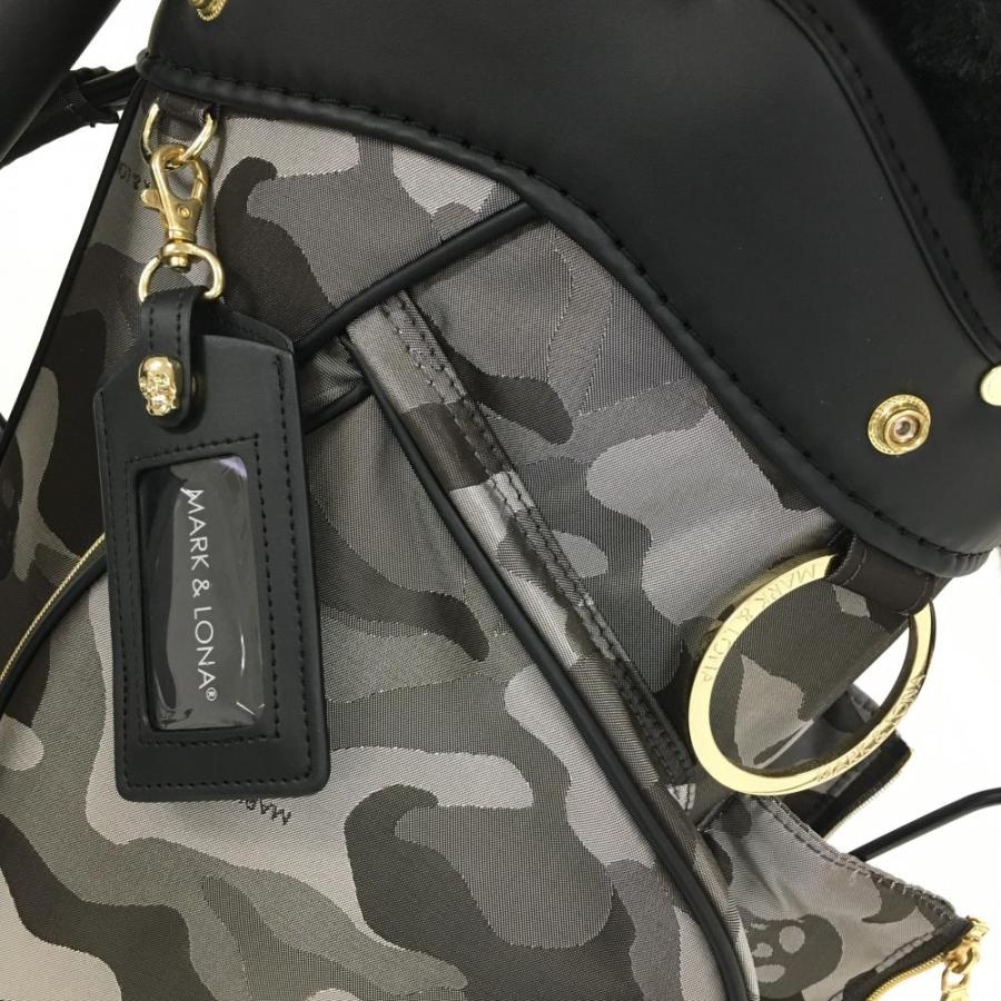 MARK&LONA（マークアンドロナ） スタンド式キャディバッグ ブラウン×黒