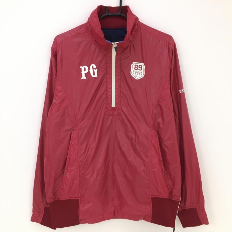 PEARLY GATES（パーリーゲイツ） ナイロンブルゾン レッド ハーフ
