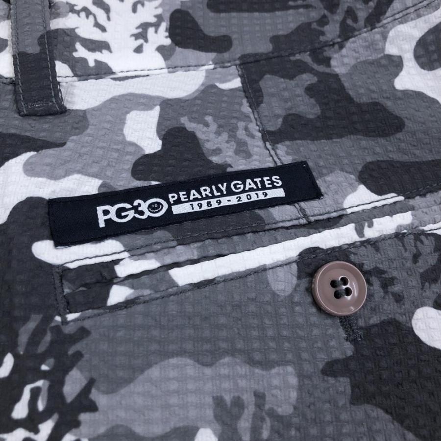 PEARLY GATES（パーリーゲイツ） ハーフパンツ グレー×白 迷彩