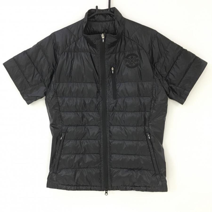 PEARLY GATES（パーリーゲイツ） 半袖ダウンジャケット 黒 軽量 ダウン