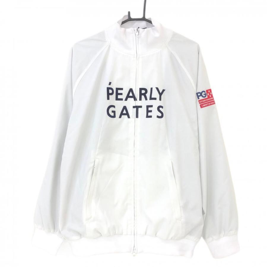 PEARLY GATES（パーリーゲイツ） ジャケットブルゾン 白 総柄地模様