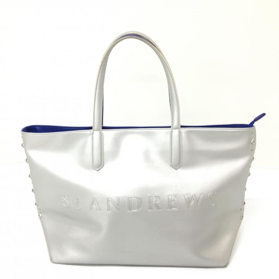 St ANDREWS セントアンドリュース ロッカーバッグ シルバー スタッズ