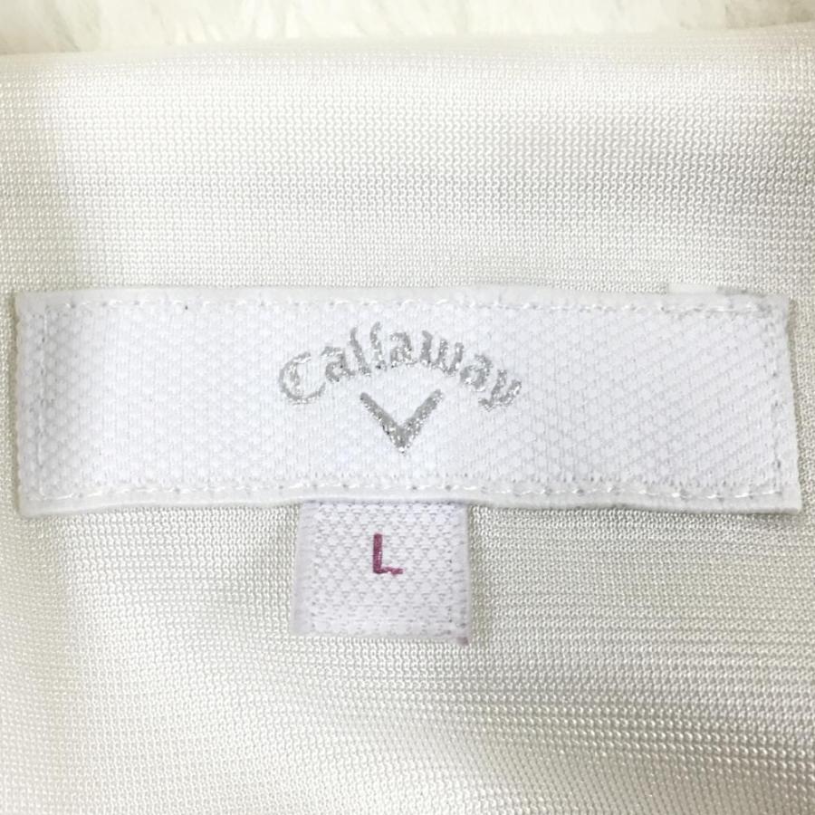 Callaway（キャロウェイ） ボアジャケットブルゾン 白 一部合皮