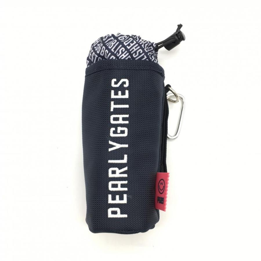 超美品】パーリーゲイツ ペットボトルホルダー ネイビー×白 ニコちゃん