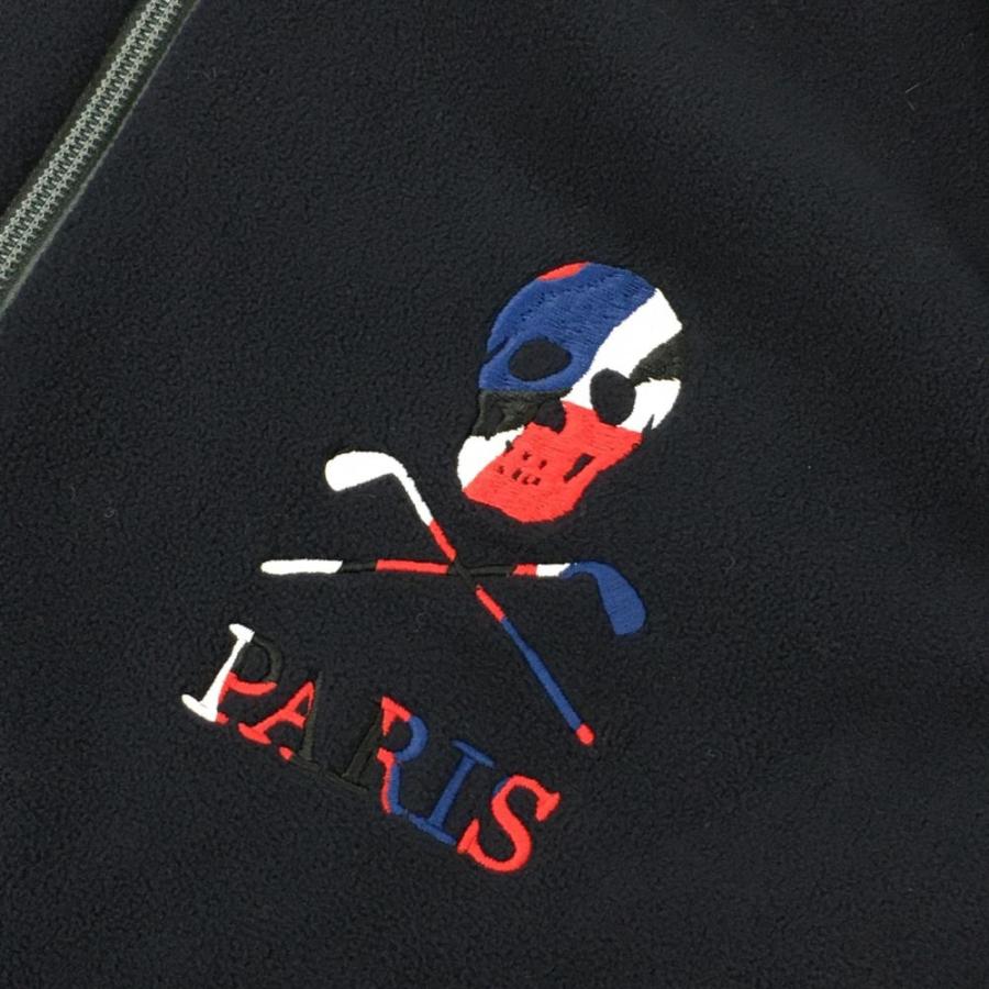 MARK&LONA（マークアンドロナ） フリースブルゾン ネイビー×ライト