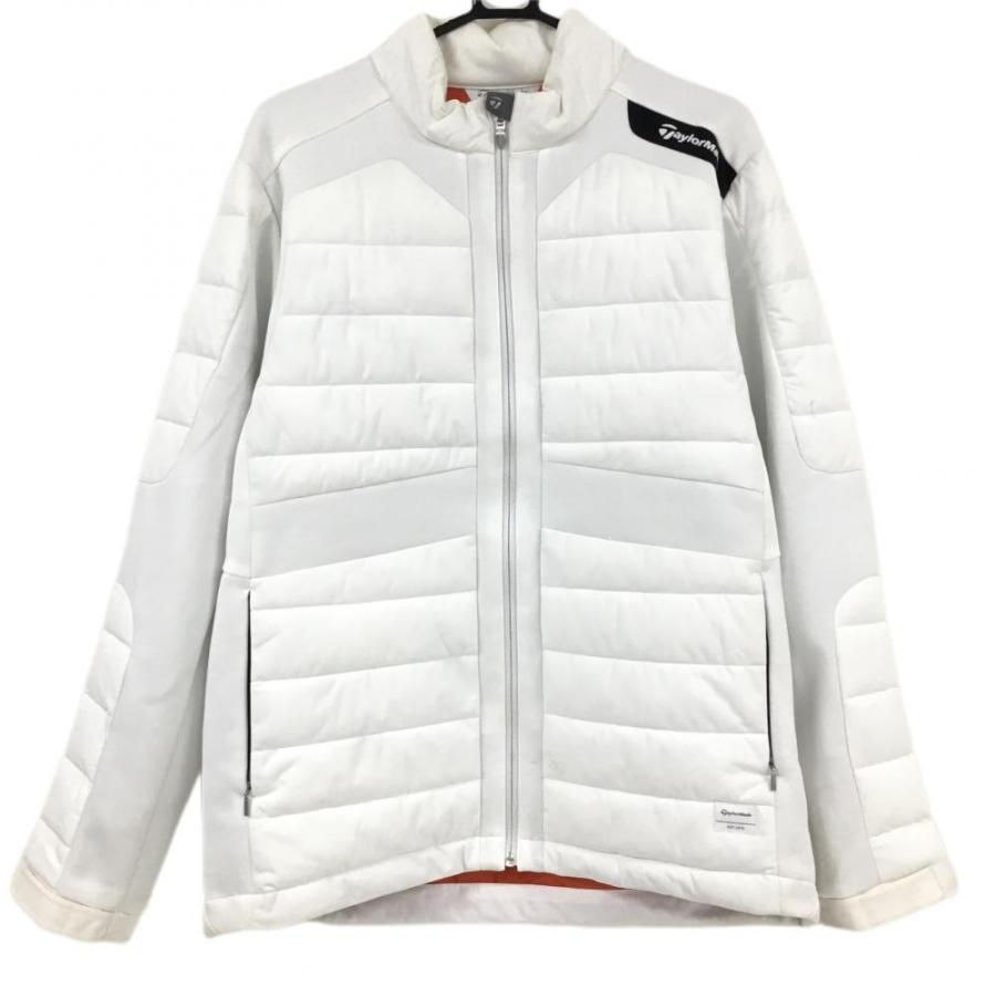 TaylorMade（テーラーメイド） 中綿ジャケット 白 ドローコード メンズ