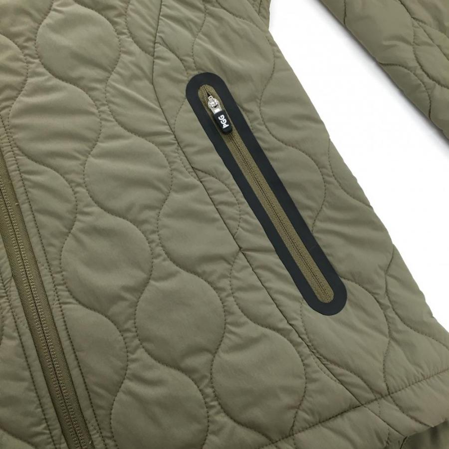 超美品】PGGパーリーゲイツ 中綿ジャケット カーキ キルティング