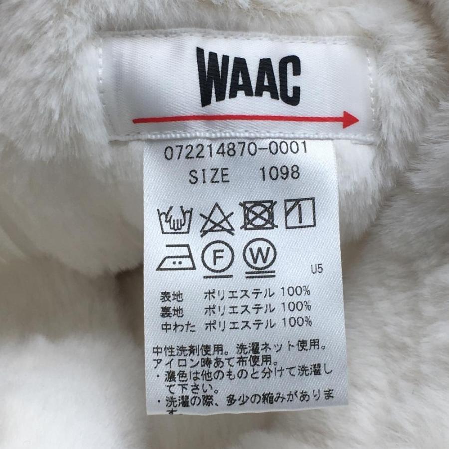 WAAC 【新品】ワック 中綿レッグウォーマー 白 フェイクファー