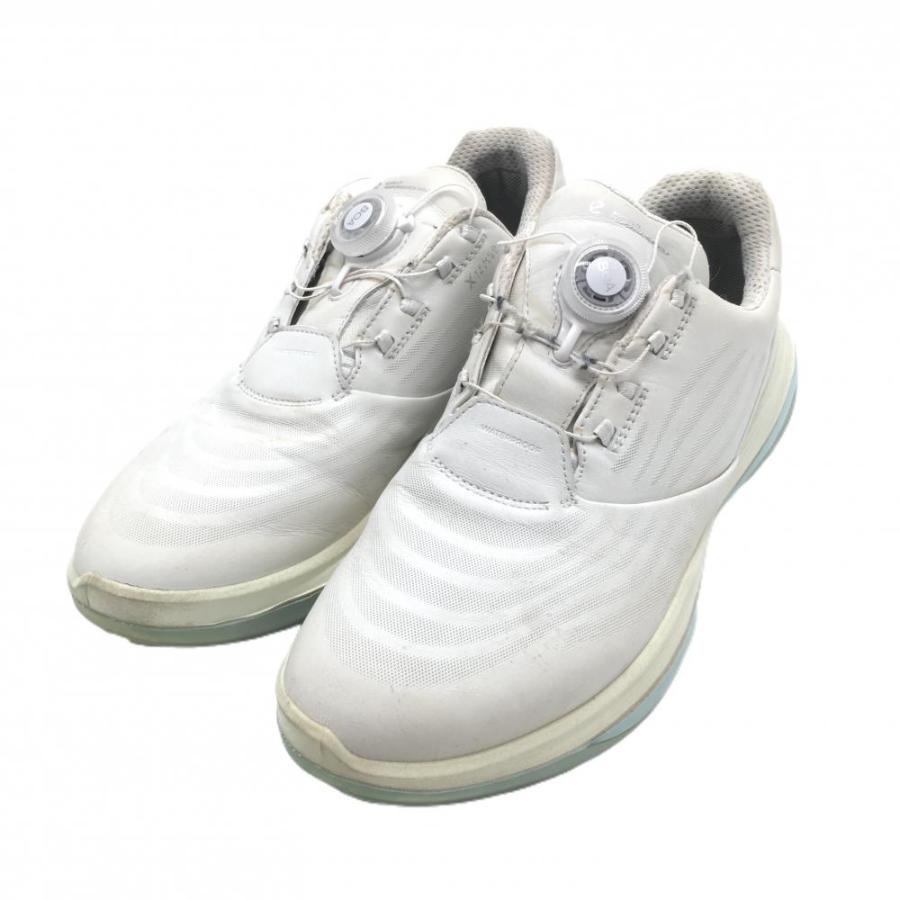 ecco（エコー） ゴルフシューズ 白×ライトブルー 13276301007 LT1