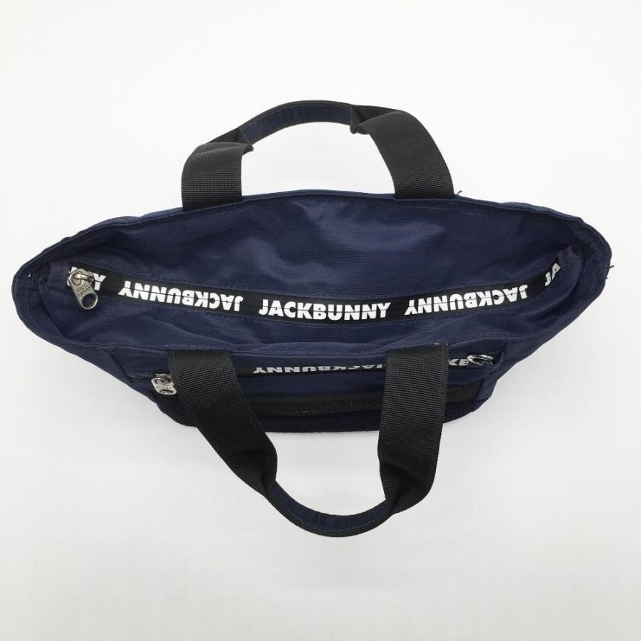 Jack Bunny!!（ジャックバニー） カートバッグ ネイビー×白 内外