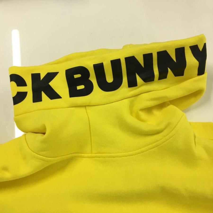Jack Bunny!!（ジャックバニー） パーカー イエロー×黒 ロゴプリント